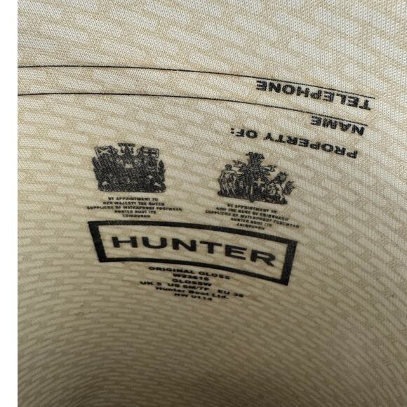 Hunter Rain Boots Women's Original Tall Black Glossy 6M/7F - Picture 8 of 9